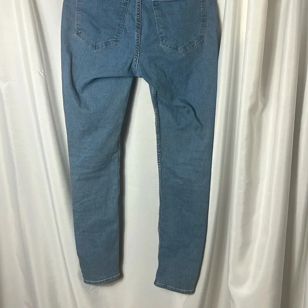 &Denim Womens Skinny Jeans Size 29 Regular Waist Ankle Length Blue - Picture 5 of 7